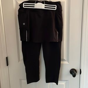 NWOT Athleta skirt/legging combo.